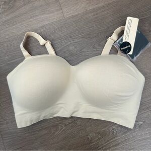 Truekind Wireless Shaping Bra Womens XL Chai Comfort